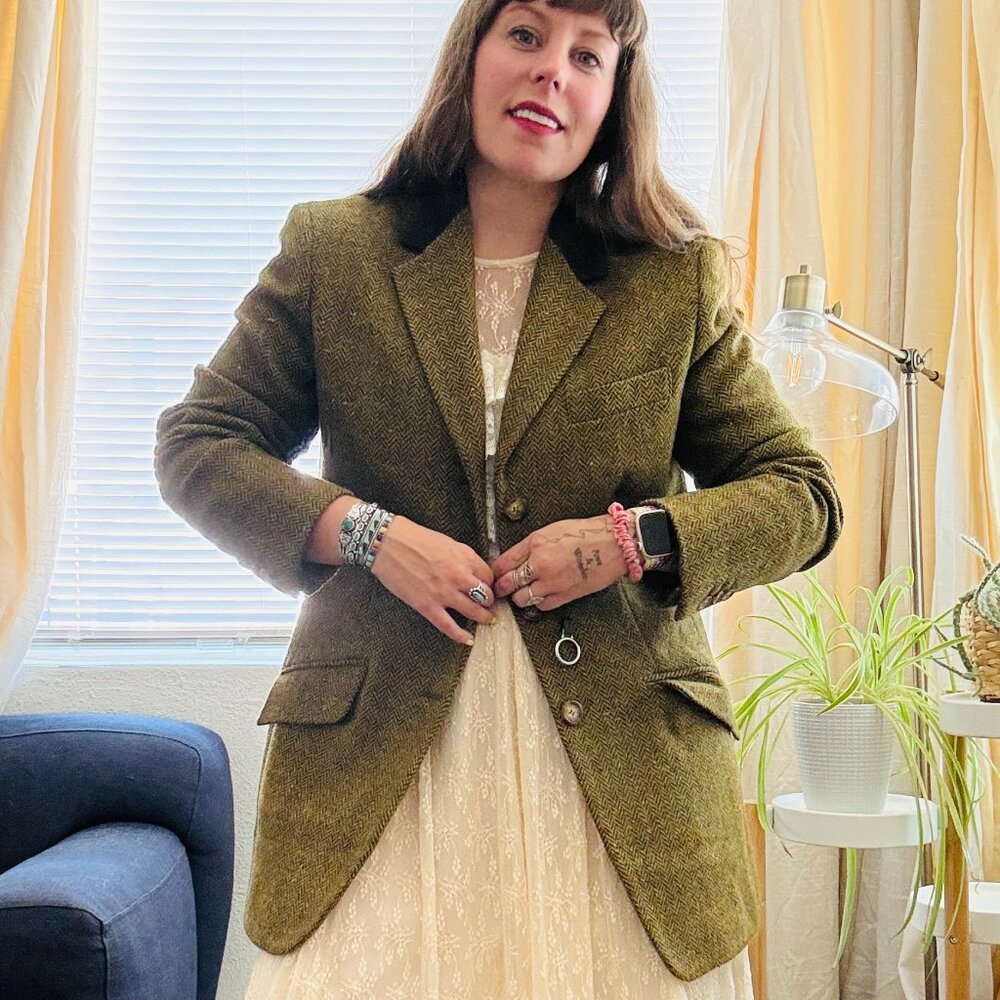 Weekend Max Mara Olive Green Blazer